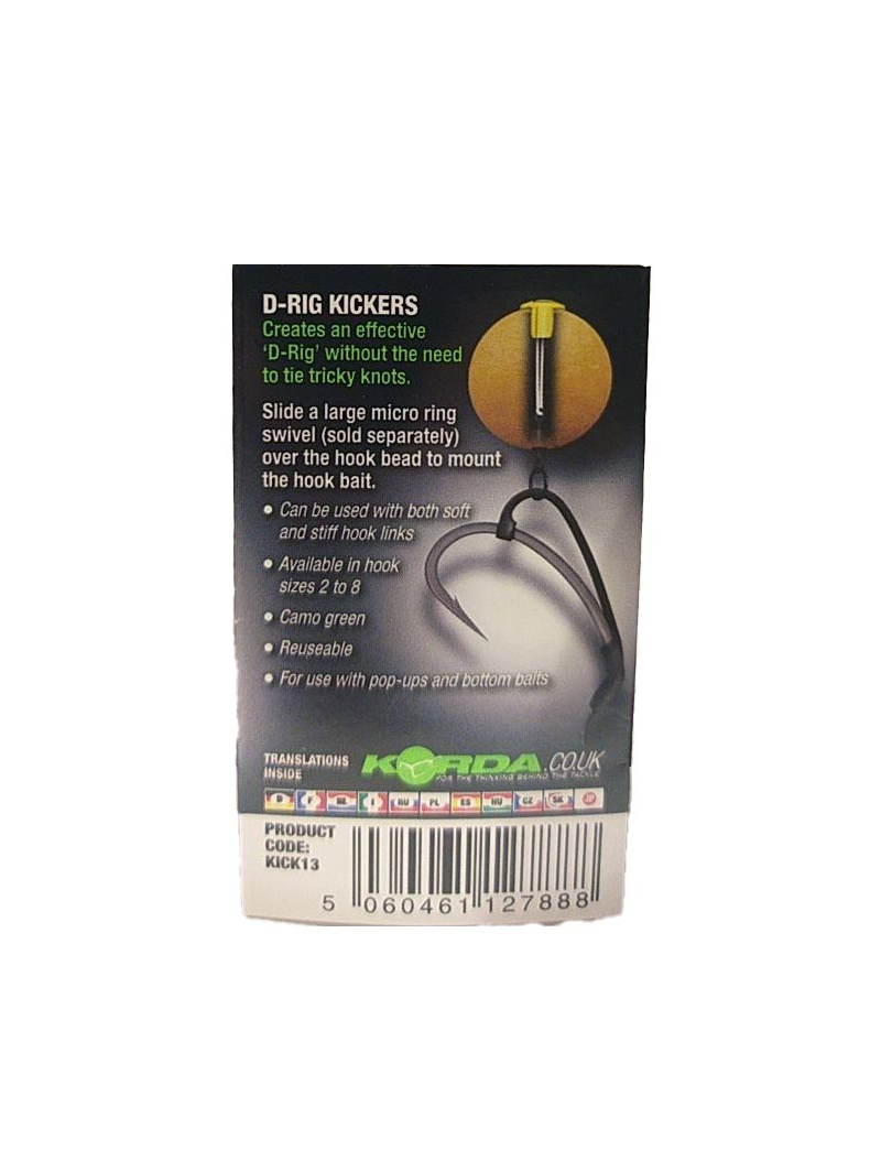 Лентяйки для D-Rig Korda Kickers зеленые, Размер: Large , изображение 6