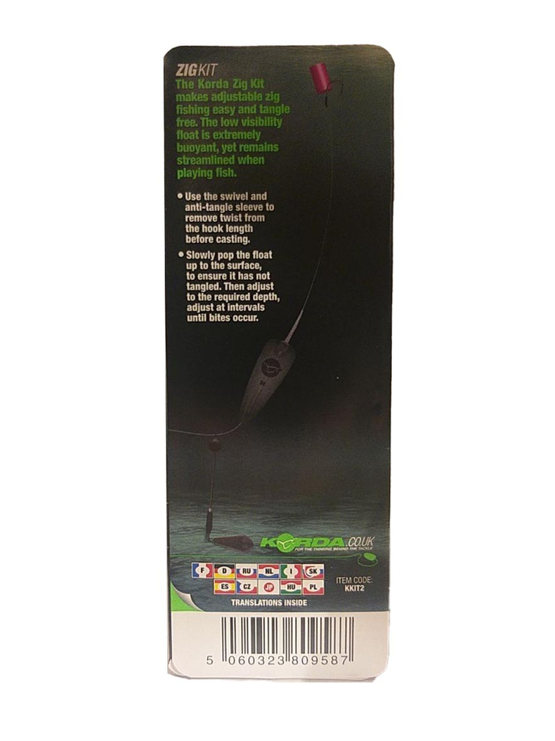 Набор Korda Adjustable Zig Kit для регулируемого Zig Rig, Размер поплавка: Средний (Medium), изображение 5 Набор Korda Adjustable Zig Kit для регулируемого Zig Rig, Размер поплавка: Средний (Medium), изображение 5