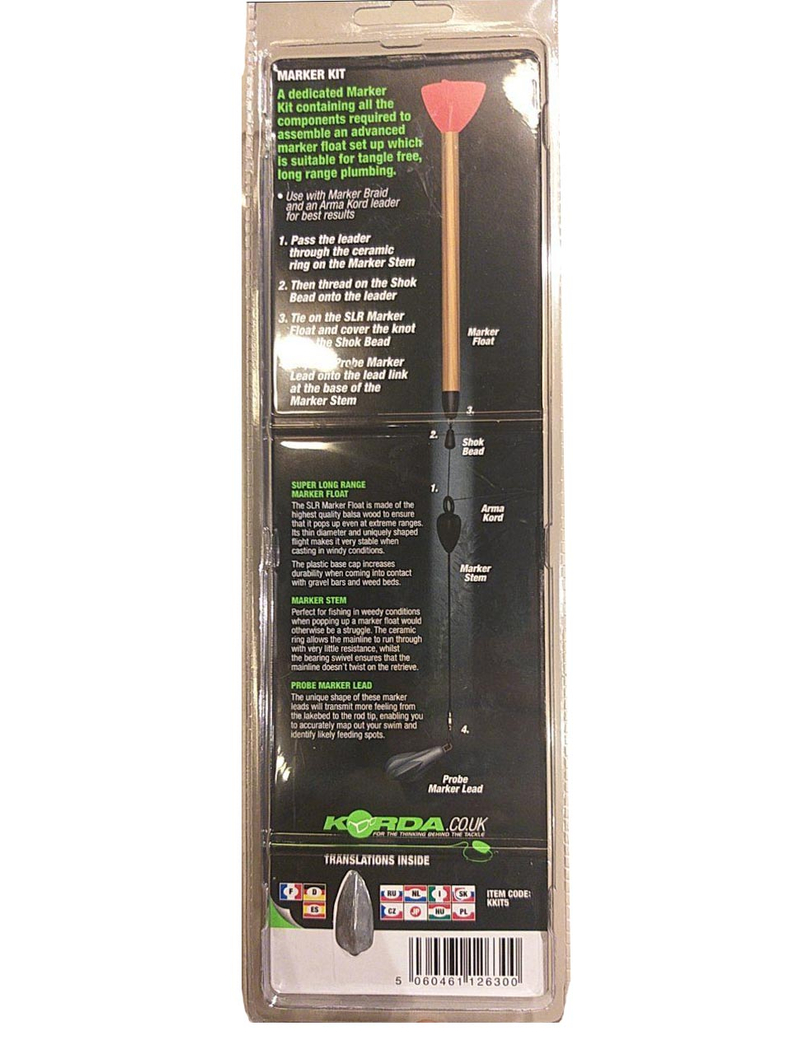 Набор маркерный Korda Marker Kit поплавок, отвод и грузило, изображение 8 Набор маркерный Korda Marker Kit поплавок, отвод и грузило, изображение 8