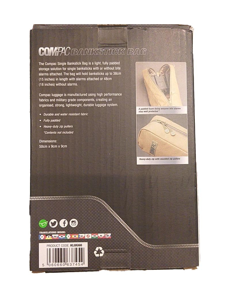 Сумка - чехол для стоек KORDA Compac Bankstick Bag, изображение 4 Сумка - чехол для стоек KORDA Compac Bankstick Bag, изображение 4