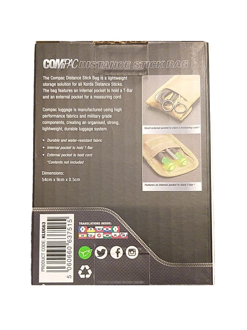Чехол для маркерных колышков KORDA Compac Distance Stick Bag, изображение 7 Чехол для маркерных колышков KORDA Compac Distance Stick Bag, изображение 7