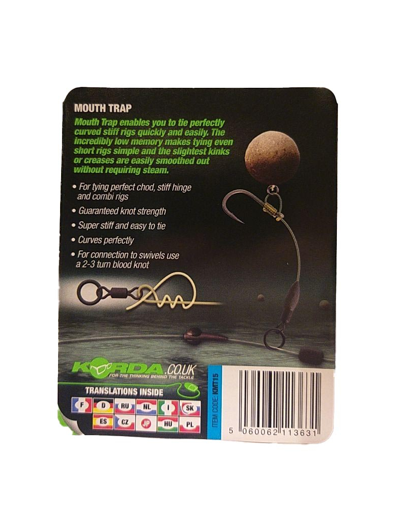 Поводковый материал Korda Mouth Trap, Тест: 20.00 lb, изображение 7 Поводковый материал Korda Mouth Trap, Тест: 20.00 lb, изображение 7