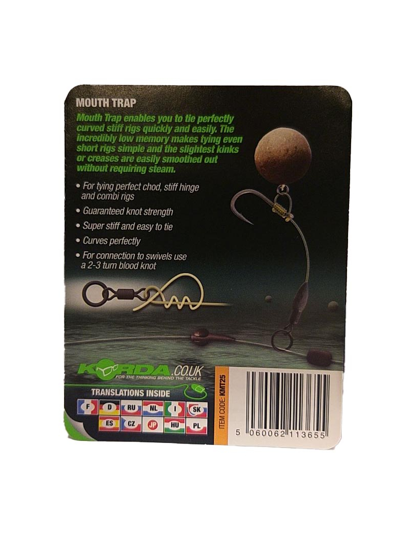 Поводковый материал Korda Mouth Trap, Тест: 20.00 lb, изображение 9 Поводковый материал Korda Mouth Trap, Тест: 20.00 lb, изображение 9