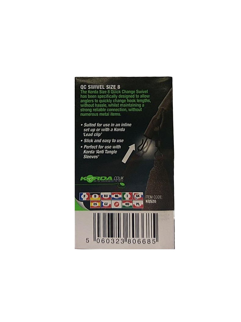 Быстросъём Korda Kwik Change Swivel, изображение 3