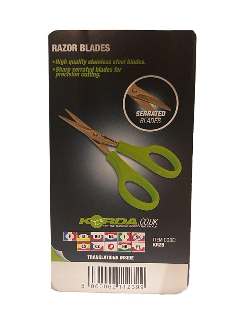 Ножницы для плетеных шнуров Korda Razor Blades, изображение 5 Ножницы для плетеных шнуров Korda Razor Blades, изображение 5