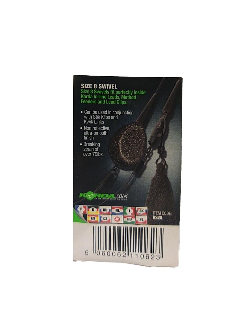 Вертлюг Korda Swivels, изображение 5 Вертлюг Korda Swivels, изображение 5