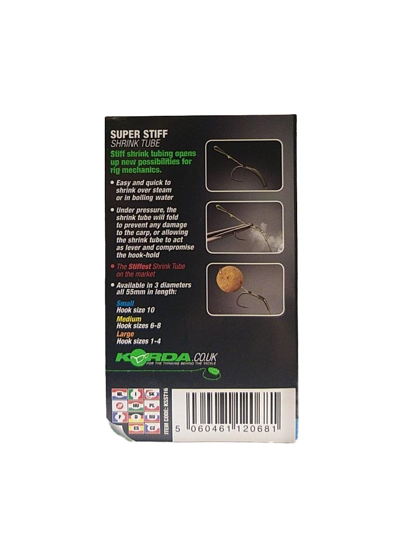 Трубка термоусадочная Korda Stiff Shrink Tube, Диаметр: 2.7 мм (Large), изображение 5
