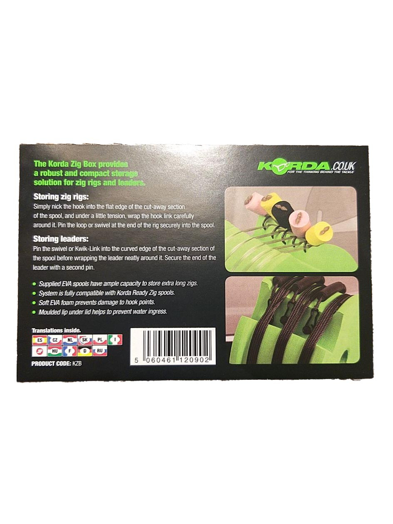 Коробка с бобинами Korda Zig Box, изображение 3 Коробка с бобинами Korda Zig Box, изображение 3