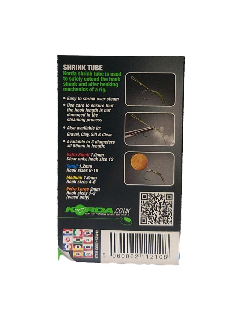 Трубка термоусадочная Korda Shrink Tube, Диаметр: 1.2 мм, Цвет: Weed (Водоросли), изображение 15 Трубка термоусадочная Korda Shrink Tube, Диаметр: 1.2 мм, Цвет: Weed (Водоросли), изображение 15