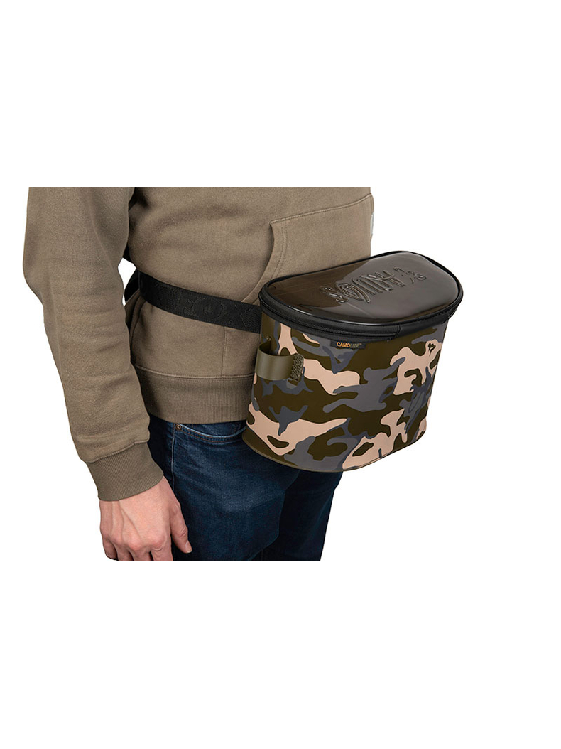 Сумка поясная для прикармливания коброй FOX Aquos Camo Bait Belt, Объём: 4 л, изображение 5 Сумка поясная для прикармливания коброй FOX Aquos Camo Bait Belt, Объём: 4 л, изображение 5