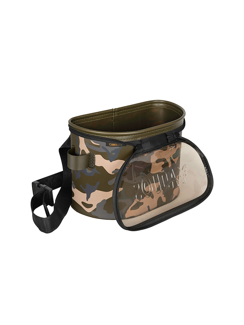 Сумка поясная для прикармливания коброй FOX Aquos Camo Bait Belt, Объём: 4 л, изображение 4 Сумка поясная для прикармливания коброй FOX Aquos Camo Bait Belt, Объём: 4 л, изображение 4