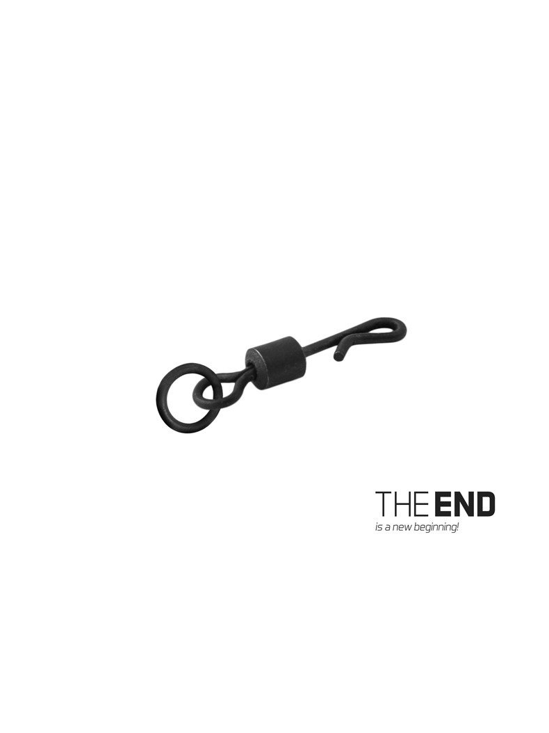Вертлюг с кольцом и застежкой DELPHIN THE END Quick Swap Swivel with Ring G-ROUND Вертлюг с кольцом и застежкой DELPHIN THE END Quick Swap Swivel with Ring G-ROUND