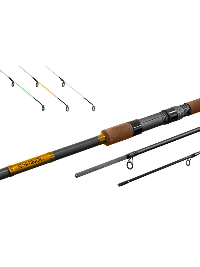 Удилище фидерное DELPHIN SYMBOL II Feeder 3+3 tips, Тест: 140 г, Длина удилища: 3.6 м