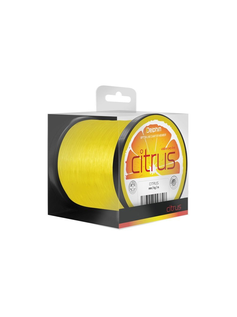 Леска DELPHIN CITRUS Carp Line, Тест: 19.00 lb, Диаметр лески: 0.35 мм