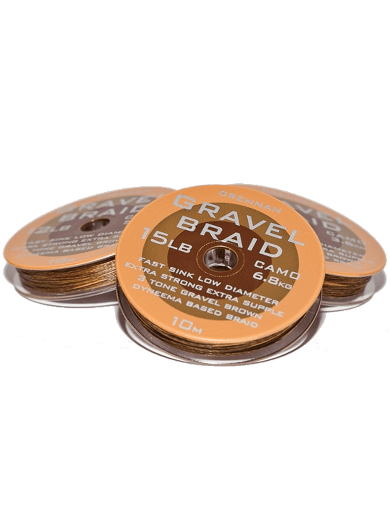 Поводковый материал DRENNAN GRAVEL Braid Hooklink 10m, Тест: 15.00 lb, изображение 3