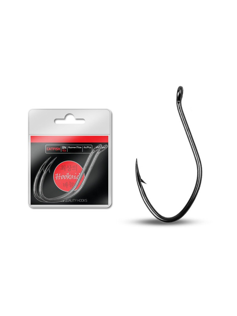 Крючки для ловли сома DELPHIN HOOKAIDO CATFISH, Размер крючка: № 8