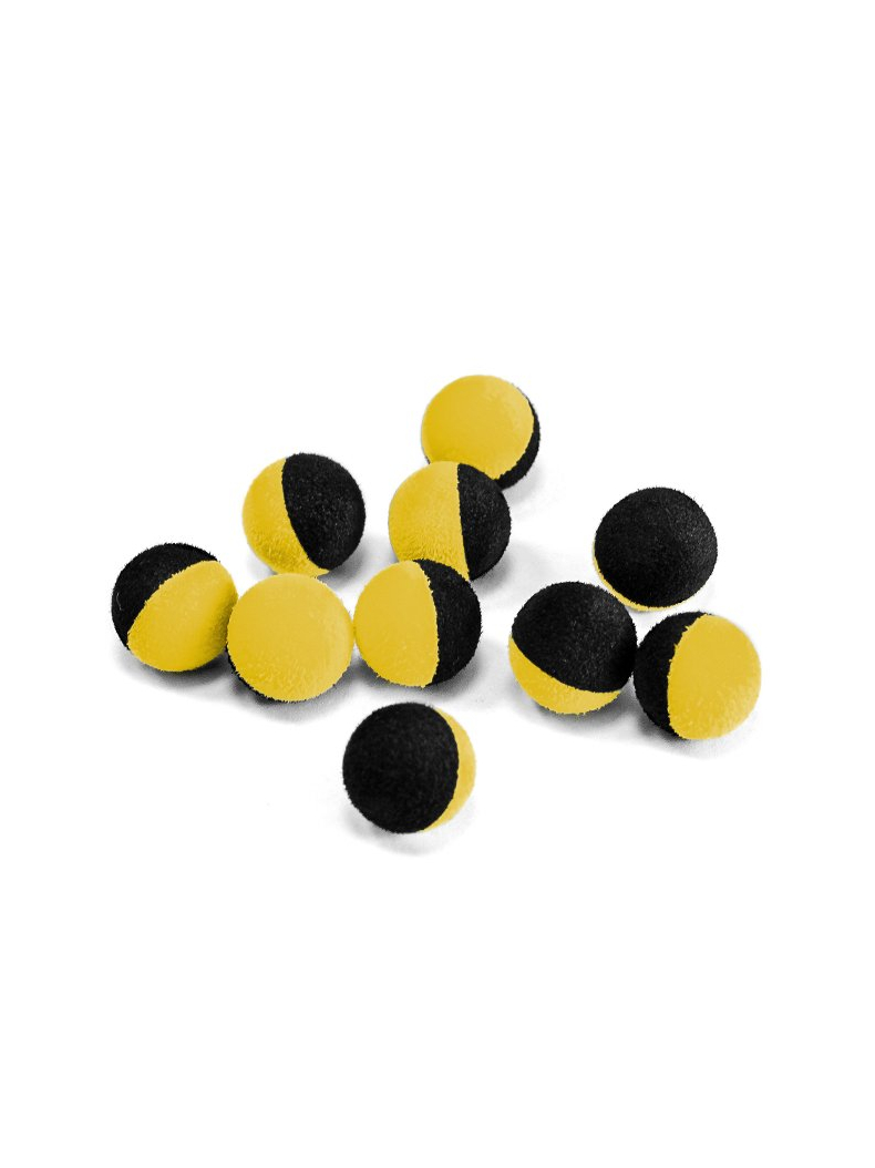 Шарики плавающие DELPHIN THE END Zig Rig Black/Yellow, Диаметр: 15 мм, изображение 2 Шарики плавающие DELPHIN THE END Zig Rig Black/Yellow, Диаметр: 15 мм, изображение 2