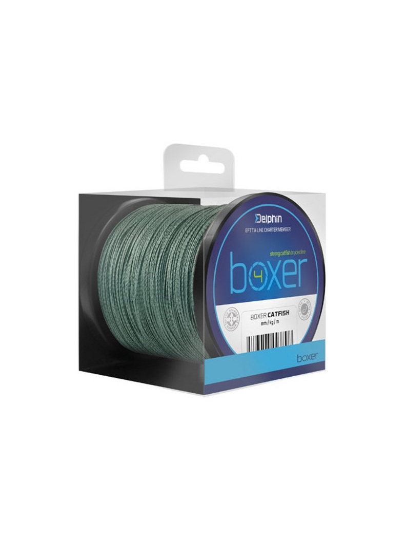 Леска плетеная DELPHIN BOXER Green, Тест: 41.7 кг, Диаметр лески: 0.50 мм Леска плетеная DELPHIN BOXER Green, Тест: 41.7 кг, Диаметр лески: 0.50 мм