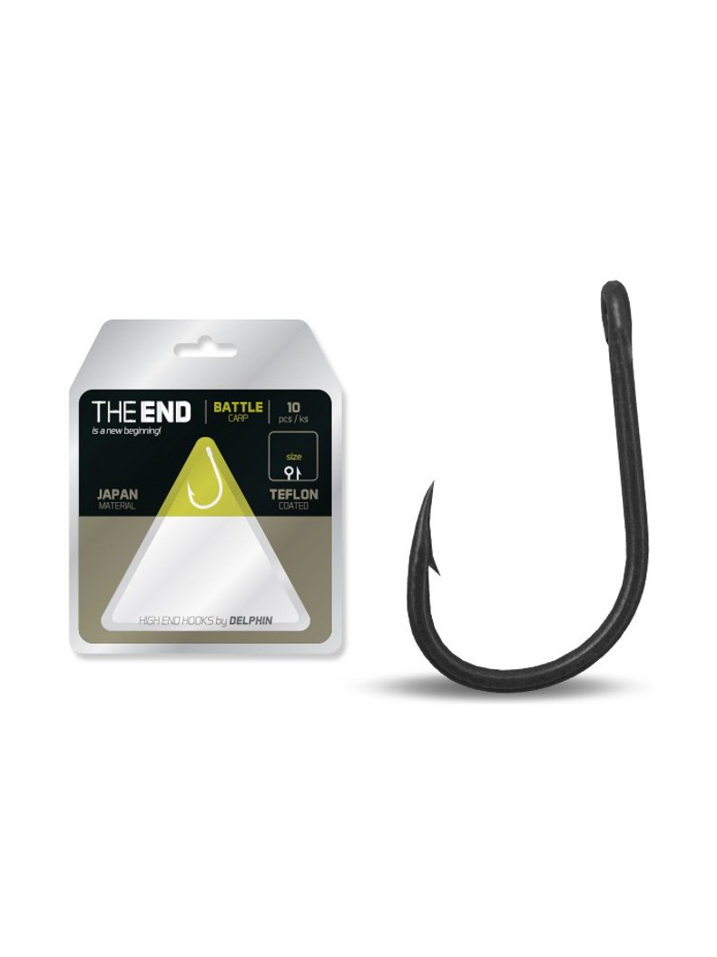 Крючки DELPHIN THE END Carp BATTLE Hook, Размер крючка: № 2