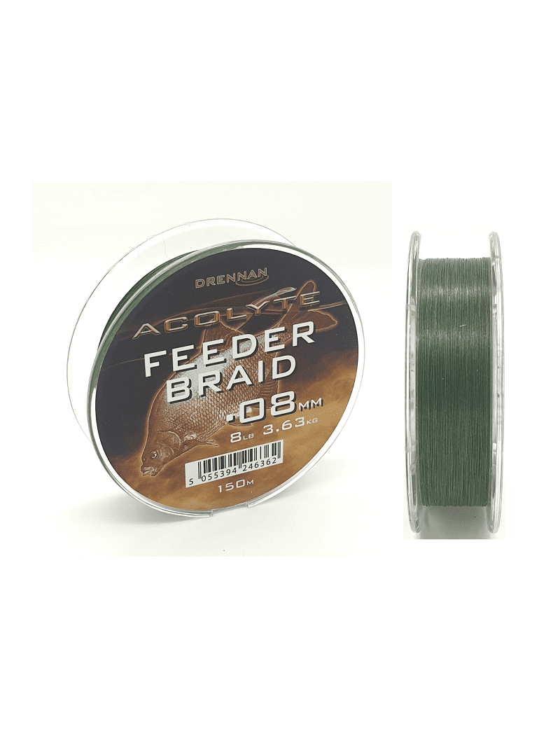 Леска плетеная DRENNAN ACOLYTE Feeder Braid 150m, Диаметр лески: 0.10 мм, изображение 2