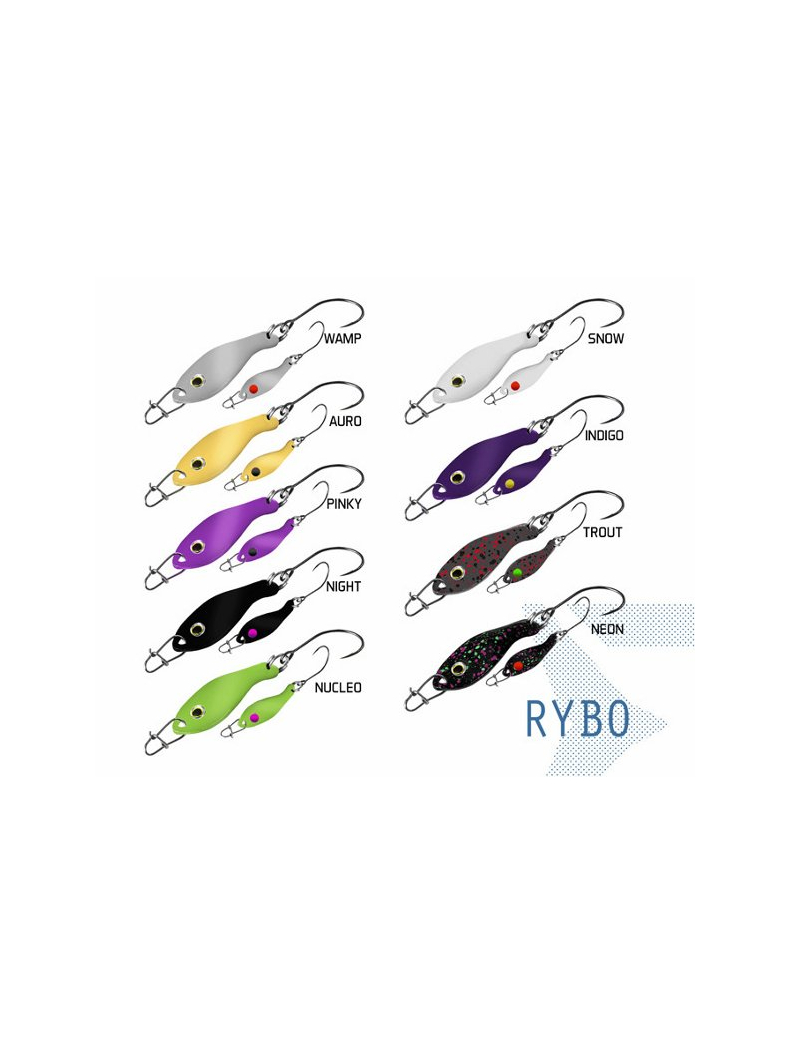 Блесна колеблющаяся DELPHIN RYBO Spoon 0.5g, Цвет: INDIGO Блесна колеблющаяся DELPHIN RYBO Spoon 0.5g, Цвет: INDIGO