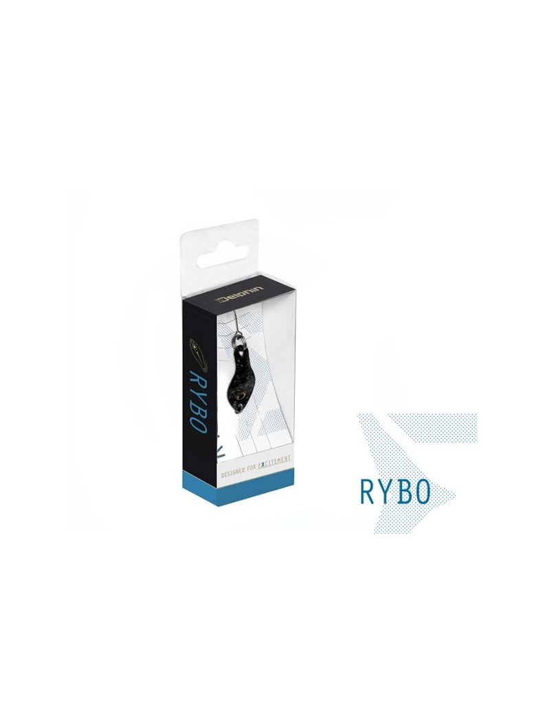 Блесна колеблющаяся DELPHIN RYBO Spoon 0.5g, Цвет: INDIGO, изображение 2 Блесна колеблющаяся DELPHIN RYBO Spoon 0.5g, Цвет: INDIGO, изображение 2