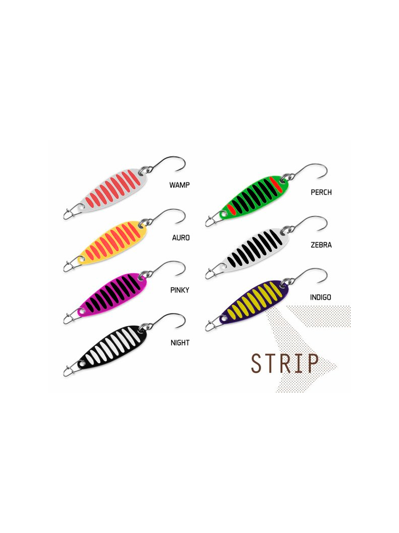 Блесна колеблющаяся DELPHIN STRIP Spoon 2.0g, Цвет: INDIGO Блесна колеблющаяся DELPHIN STRIP Spoon 2.0g, Цвет: INDIGO