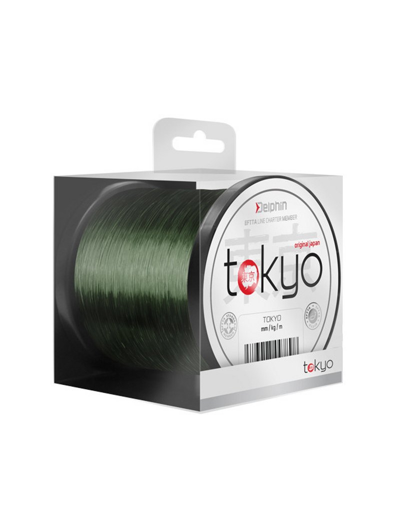 Леска DELPHIN TOKYO Carp Line Green, Тест: 14.00 lb, Диаметр лески: 0.286 мм