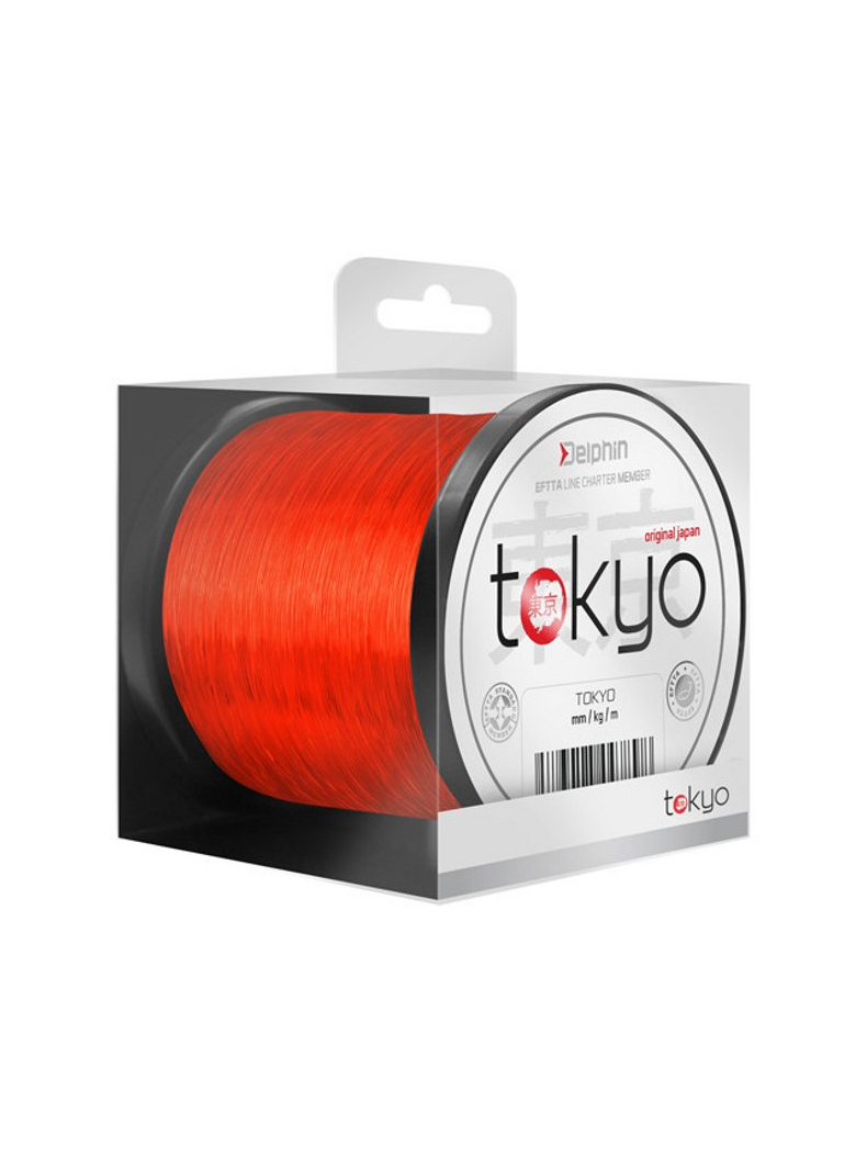 Леска DELPHIN TOKYO Carp Line Orange, Тест: 14.00 lb, Диаметр лески: 0.286 мм