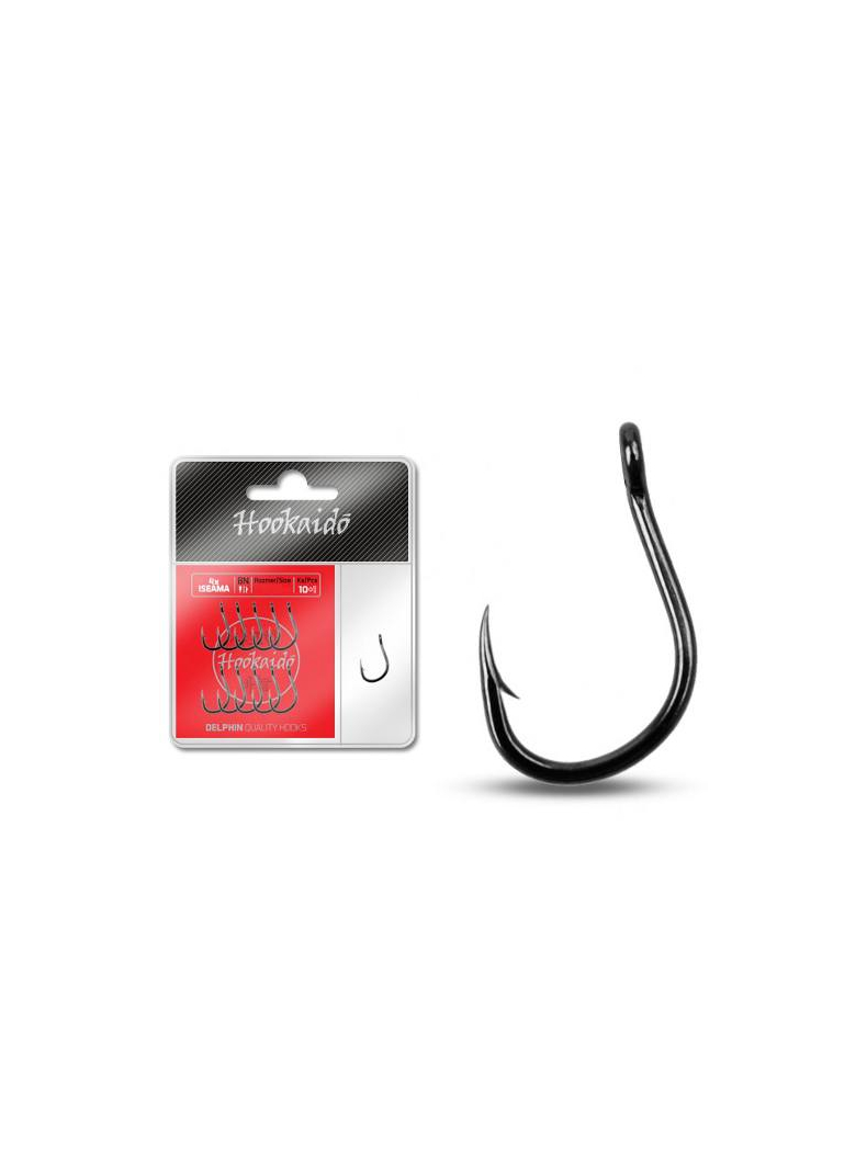 Крючки DELPHIN HOOKAIDO 4xISEAMA Hooks, Размер крючка: № 4 Крючки DELPHIN HOOKAIDO 4xISEAMA Hooks, Размер крючка: № 4