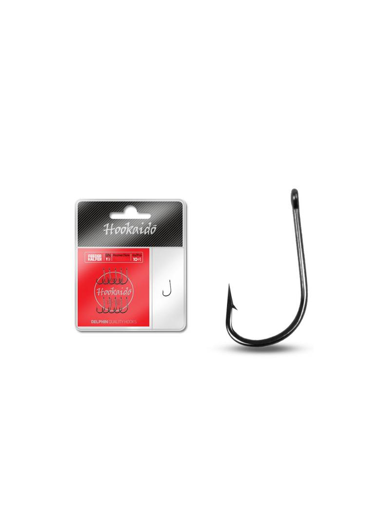 Крючки DELPHIN HOOKAIDO Feeder HALFER Hooks, Размер крючка: № 10 Крючки DELPHIN HOOKAIDO Feeder HALFER Hooks, Размер крючка: № 10