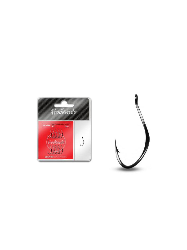 Крючки DELPHIN HOOKAIDO FLATER Hooks, Размер крючка: № 7 Крючки DELPHIN HOOKAIDO FLATER Hooks, Размер крючка: № 7