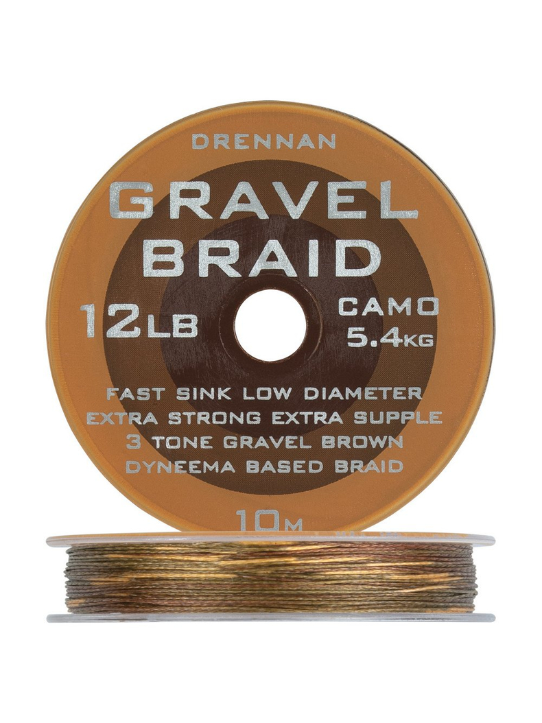 Поводковый материал DRENNAN GRAVEL Braid Hooklink 10m, Тест: 15.00 lb, изображение 2