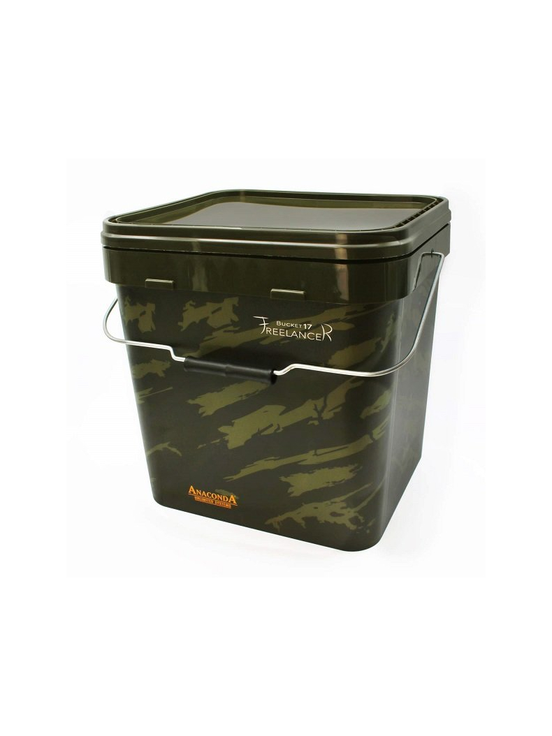 Ведро для прикормки ANACONDA FREELANCER Bucket Square, Объём: 5 литров, изображение 4