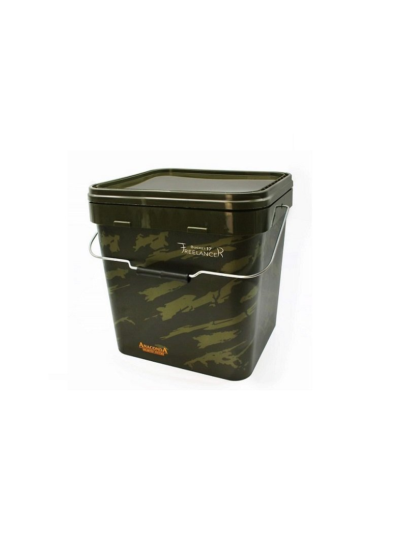 Ведро для прикормки ANACONDA FREELANCER Bucket Square, Объём: 5 литров, изображение 3