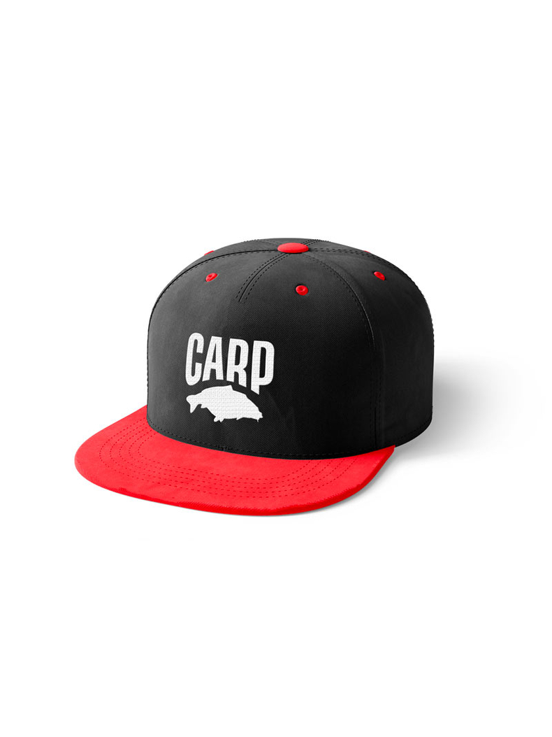 Кепка Carptoday Snapback Cap CARP Red/Black & White Logo Кепка Carptoday Snapback Cap CARP Red/Black & White Logo