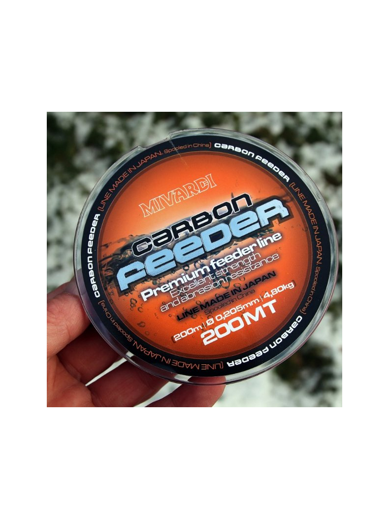 Леска MIVARDI CARBON FEEDER, Диаметр лески: 0.165 мм, изображение 2 Леска MIVARDI CARBON FEEDER, Диаметр лески: 0.165 мм, изображение 2