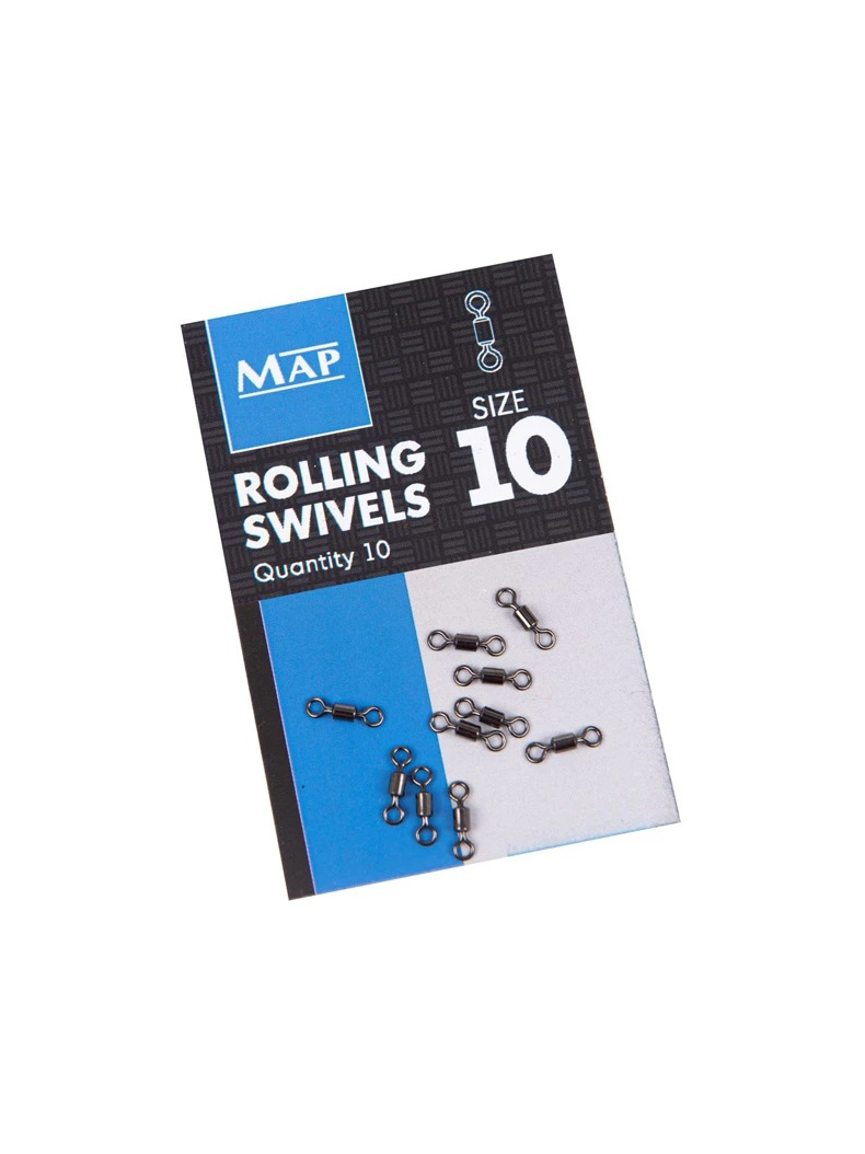 MAP Вертлюг Rolling Swivel №10 / 10шт.