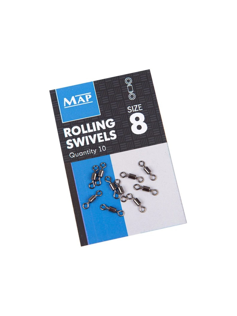 MAP Вертлюг Rolling Swivel №8 / 10шт.