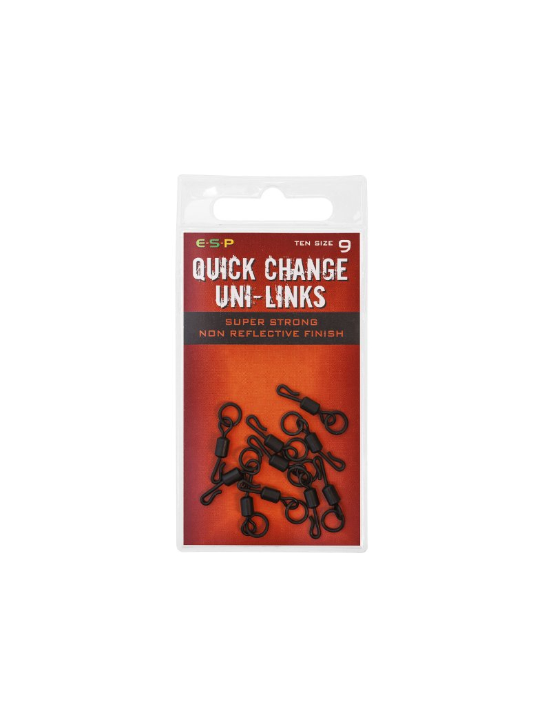 Вертлюг с застежкой и кольцом ESP Quick Change Uni-Link, Размер: 9