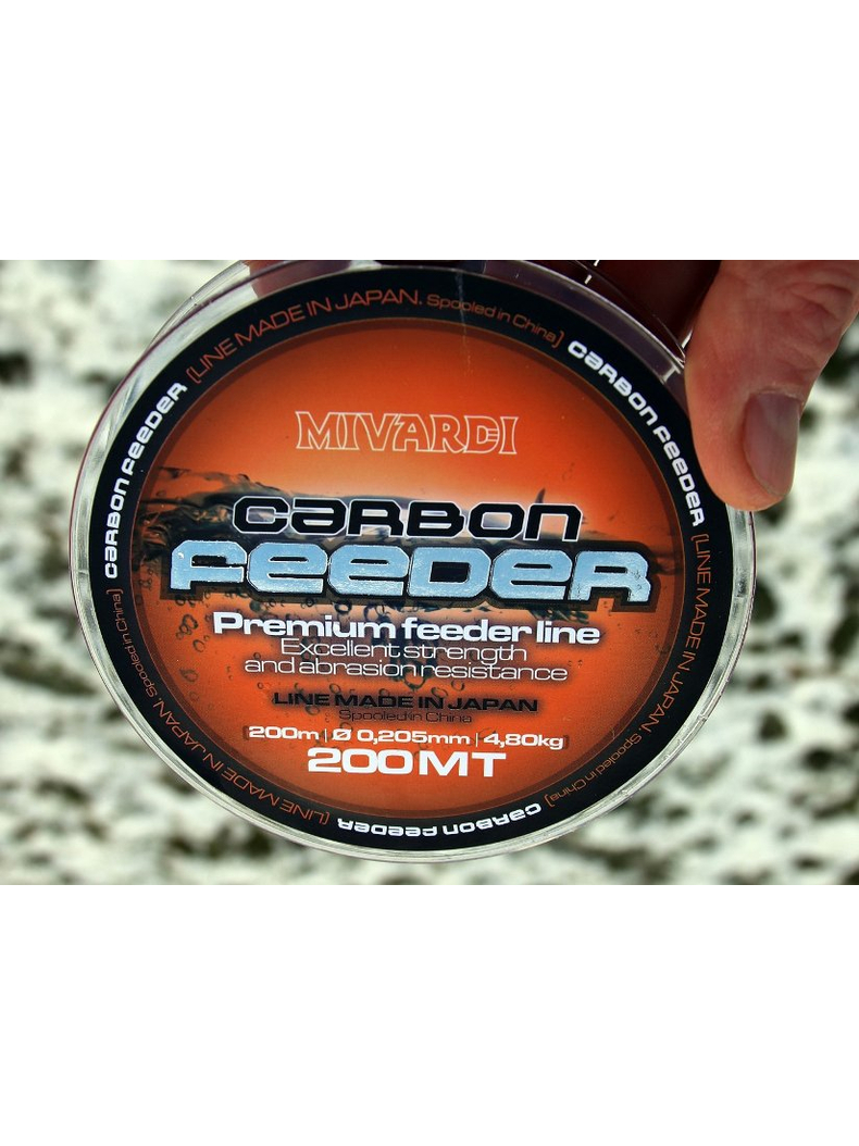 Леска MIVARDI CARBON FEEDER, Диаметр лески: 0.165 мм, изображение 3 Леска MIVARDI CARBON FEEDER, Диаметр лески: 0.165 мм, изображение 3