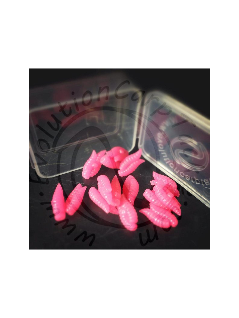 Искусственная плавающая приманка EVOLUTION CARP TACKLE Maggot Ball Doubles PINK