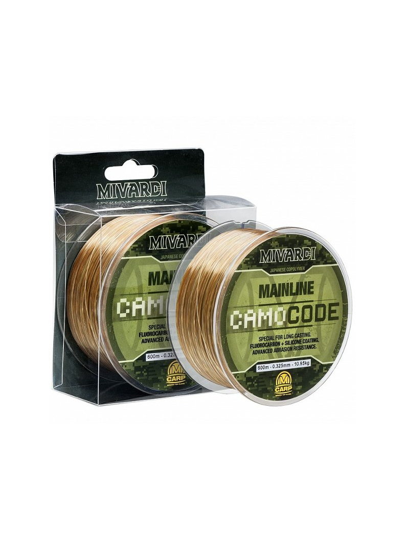 Леска MIVARDI CamoCODE Mainline, Диаметр лески: 0.255 мм Леска MIVARDI CamoCODE Mainline, Диаметр лески: 0.255 мм