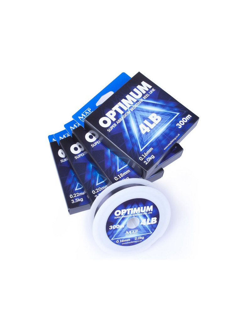 MAP Леска OPTIMUM Reel Line - 300m / 0.16mm / 2.0kg MAP Леска OPTIMUM Reel Line - 300m / 0.16mm / 2.0kg