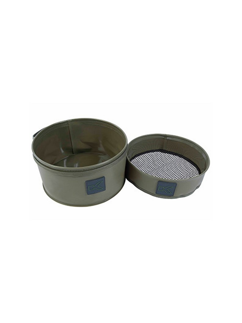 KORUM Ведро мягкое с крышкой + сито EVA GROUNDBAIT & RIDDLE SET, изображение 2