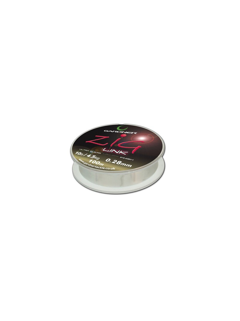 Поводковый материал для Zig-Rig Gardner Zig Link Clear, Тест: 8.00 lb, Диаметр лески: 0.25 мм Поводковый материал для Zig-Rig Gardner Zig Link Clear, Тест: 8.00 lb, Диаметр лески: 0.25 мм