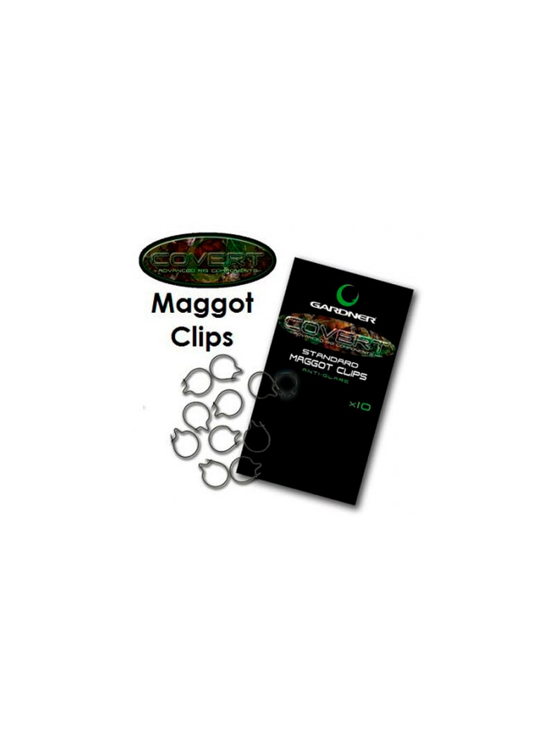 Застежка для личинок Gardner Covert Maggot Clips, Размер: Micro