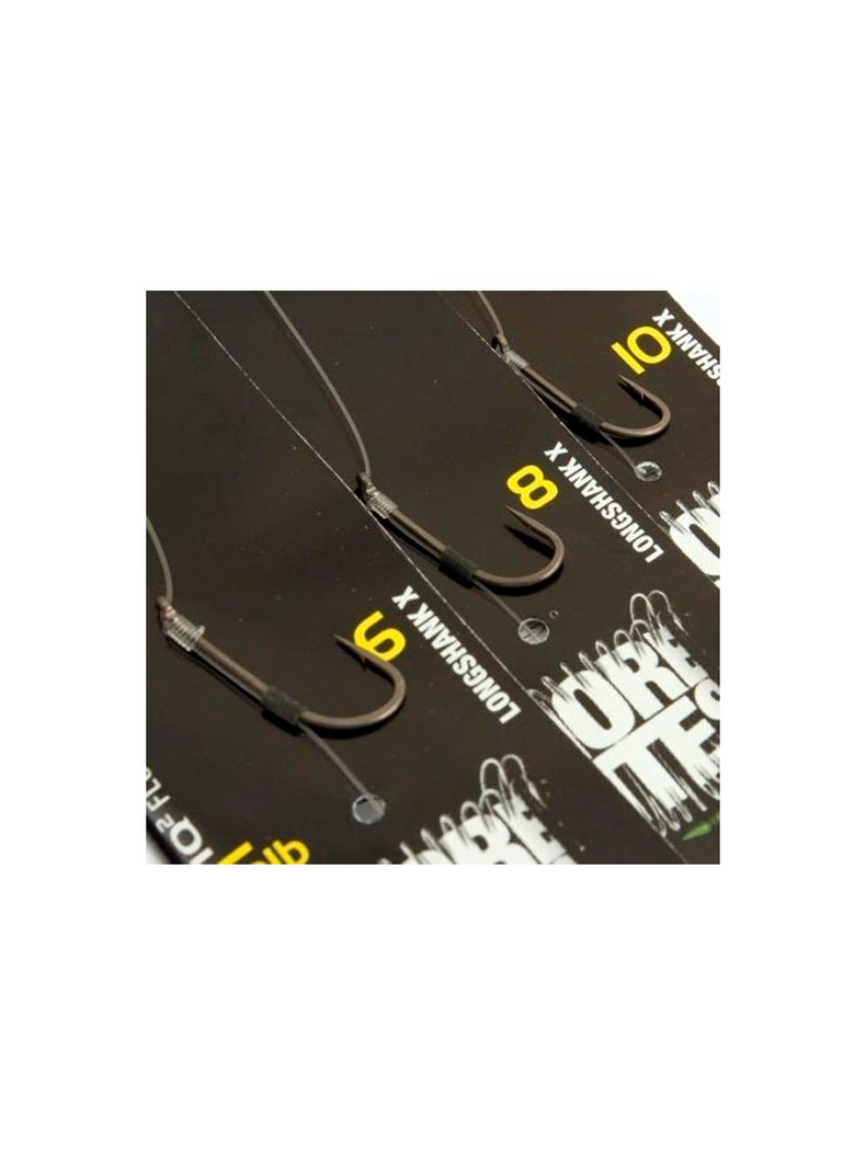 Оснастка волосяная Korda IQ2 Fluorocarbon with Long Shank X, Размер крючка: № 6