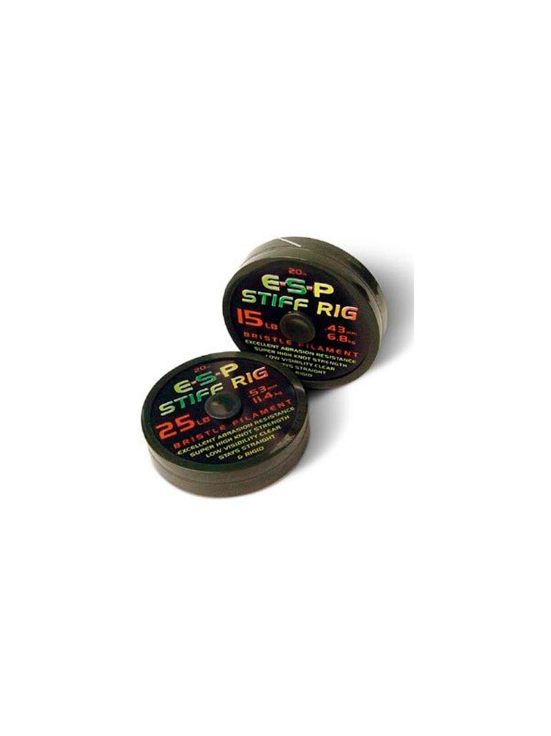 Поводковый материал флюорокарбоновый моно ESP Stiff Rig Bristle Filament, Тест: 20.00 lb Поводковый материал флюорокарбоновый моно ESP Stiff Rig Bristle Filament, Тест: 20.00 lb
