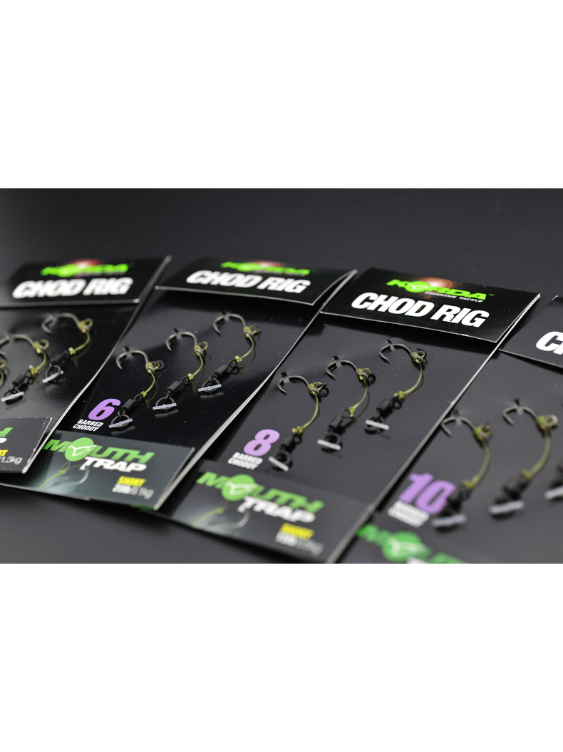 Оснастка волосяная Korda Chod Rig, Размер: Long, Размер крючка: № 4